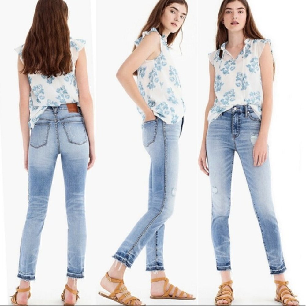 Point Sur 10" Hightower Straight Distressed Jeans